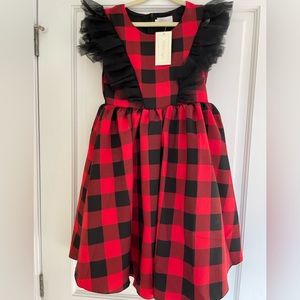 New With Tags. Trish Scully Child. Formal Dress. Red and Black. Size 8.